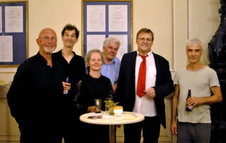 recreate 14.8.2024, Manfred Preis, Mathis Mayr, Emmanuelle Bernard, Heini Staudinger, Johannes Wohlgenannt, Antonis Anissegos (c) Franz Laier