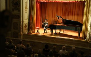 Anne Bennent und Florian Krumpöck, Konzert Hesse/Schubert 15.8.2024, 25 Jahre recreate (c) Ludwig Wagner waldsoft